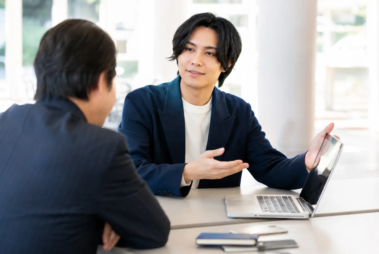 オンラインでのスポットコンサルの様子